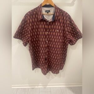 RANK 45 western button down short sleeve shirt